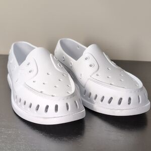 Sperry Top Slider Float Shoes White Slip-On Unisex Men's 8 Women's 10